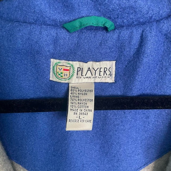 Vintage 90s Players by Van Heusen nylon jacket size: L - Picture 5 of 5